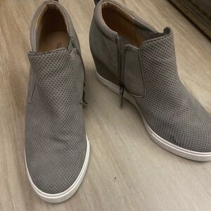 Susina grey wedge shoes